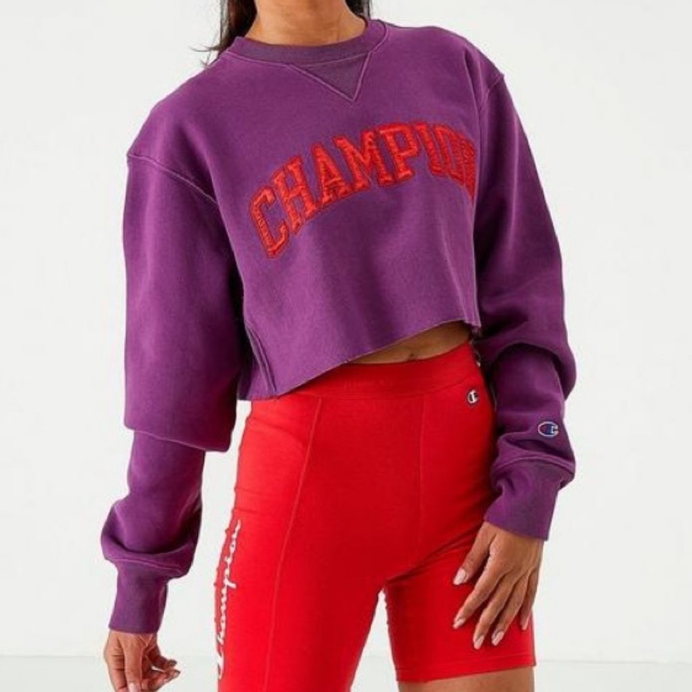 Champion Cropped Sweatshirt - Picture 1 of 6
